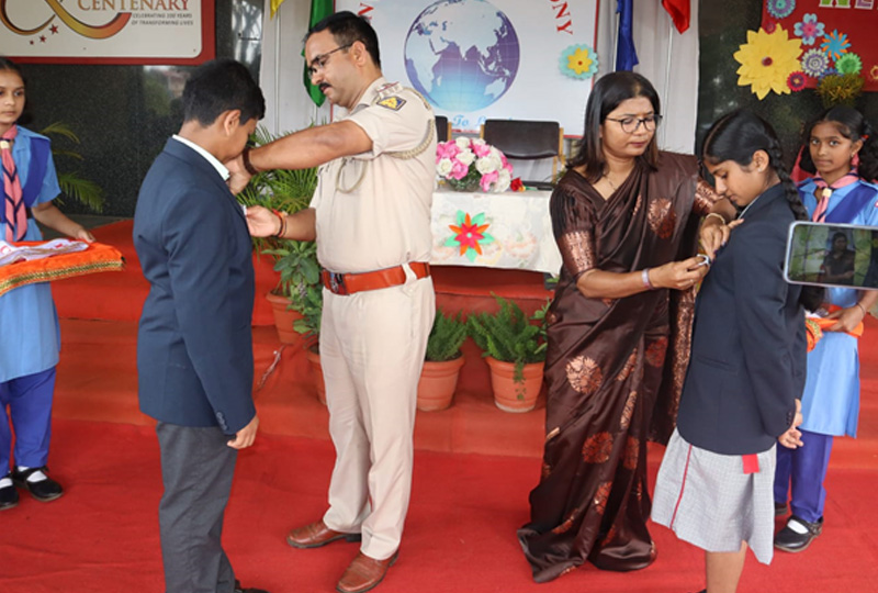 Visit of Shri Motilala Pawar, CPI, Town Police Station, Haveri