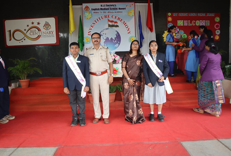 Visit of Shri Motilala Pawar, CPI, Town Police Station, Haveri